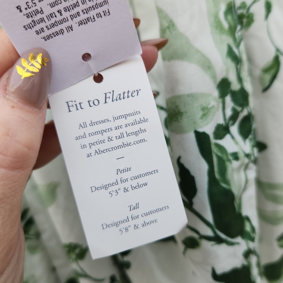 Abercrombie & Fitch Bow Back Poplin Maxi Dress - Picture 10 of 12